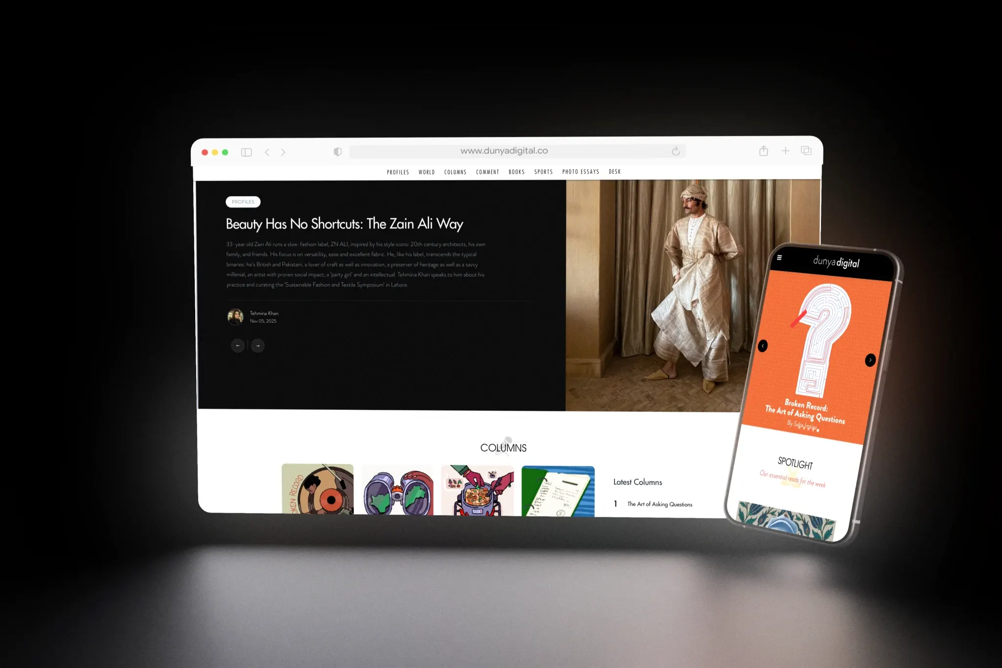 News & Digital Stories Platform with CMS
